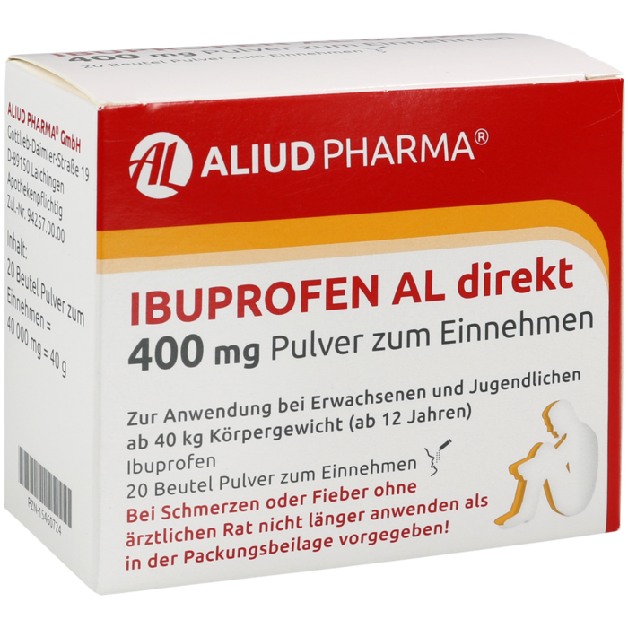 IBUPROFEN AL direkt 400 mg Pulver zum Einnehmen