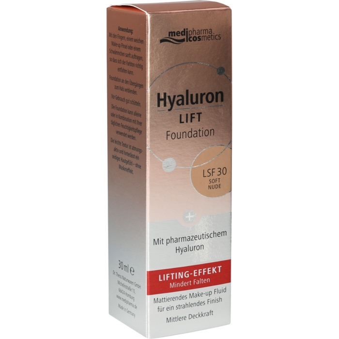 HYALURON LIFT Foundation LSF 30 soft nude