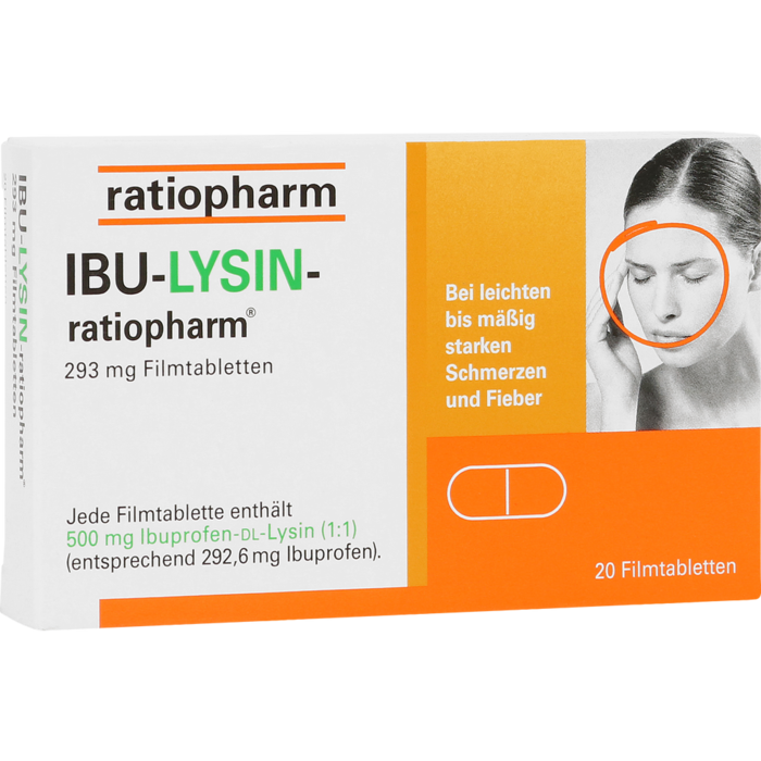 IBU-LYSIN-ratiopharm 293 mg Filmtabletten