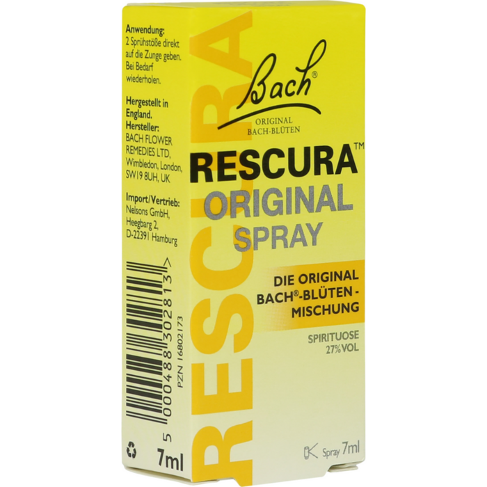 BACHBLÜTEN Original Rescura Spray m.Alkohol