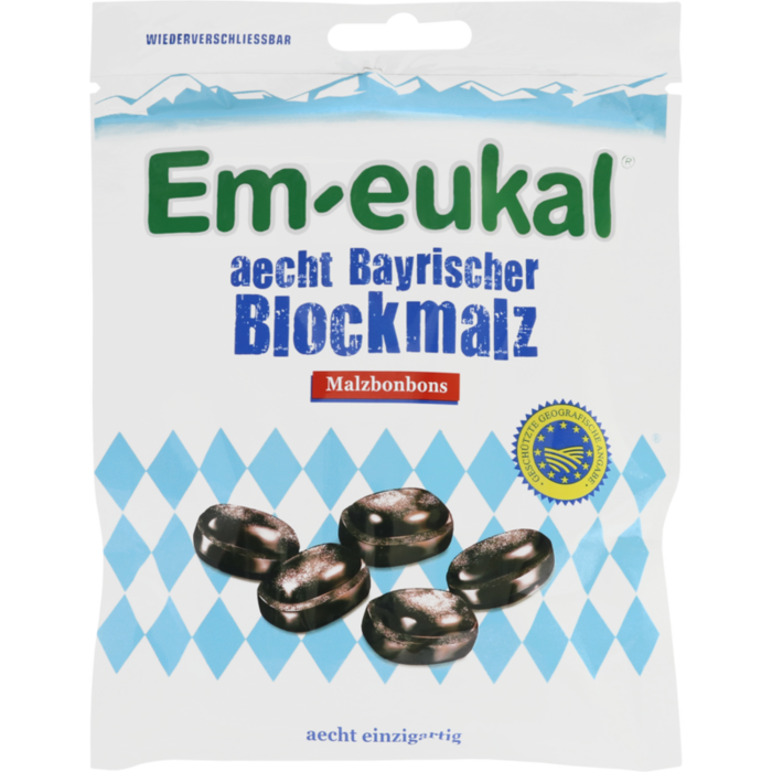 EM-EUKAL Bonbons aecht Bayrischer Blockmalz gg.Azh