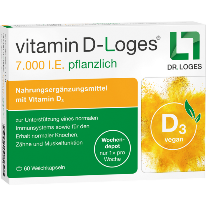 VITAMIN D-LOGES 7.000 I.E. pflanzlich Wochendepot