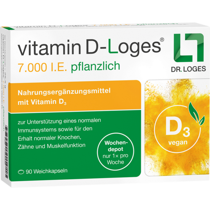 VITAMIN D-LOGES 7.000 I.E. pflanzlich Wochendepot