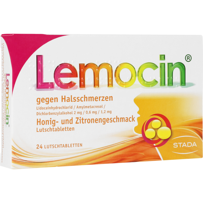 LEMOCIN gegen Halsschmerzen Honig-u.Zitroneng.Lut.