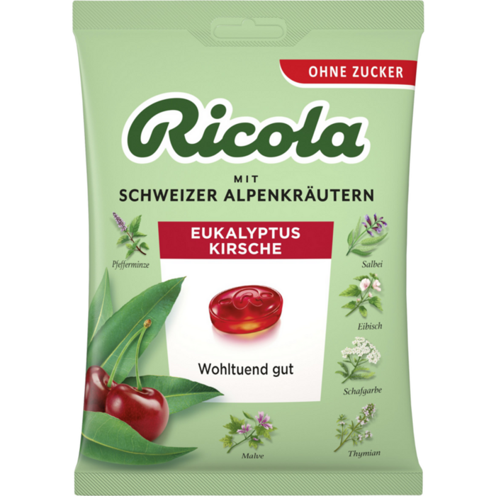 RICOLA o.Z.Beutel Eukalyptus Kirsche Bonbons