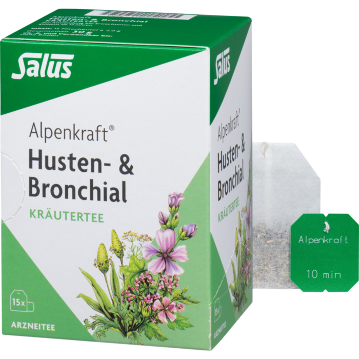 ALPENKRAFT Husten-&Bronchial Kräutertee Salus Fbtl