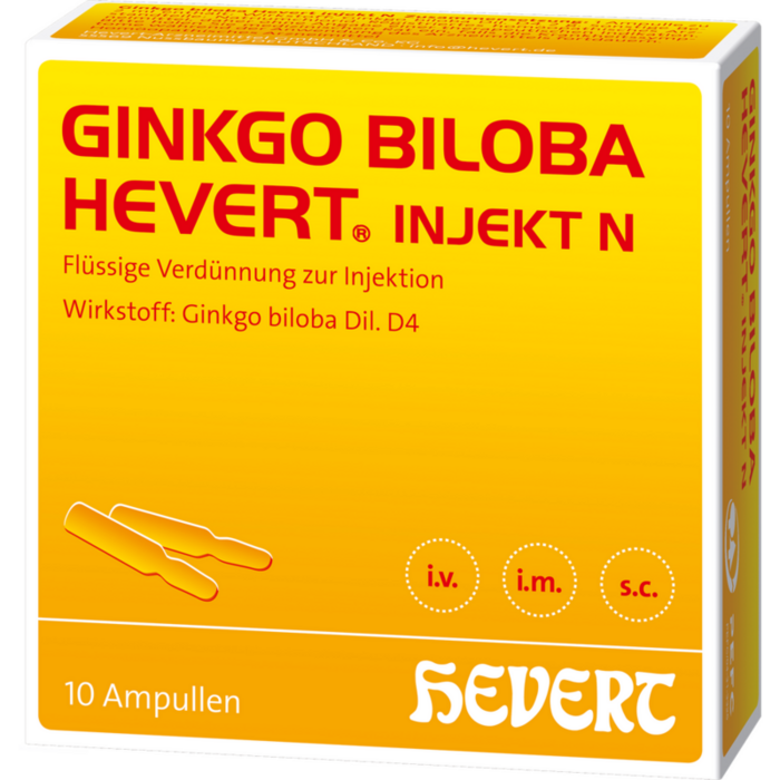 GINKGO BILOBA HEVERT injekt N Ampullen