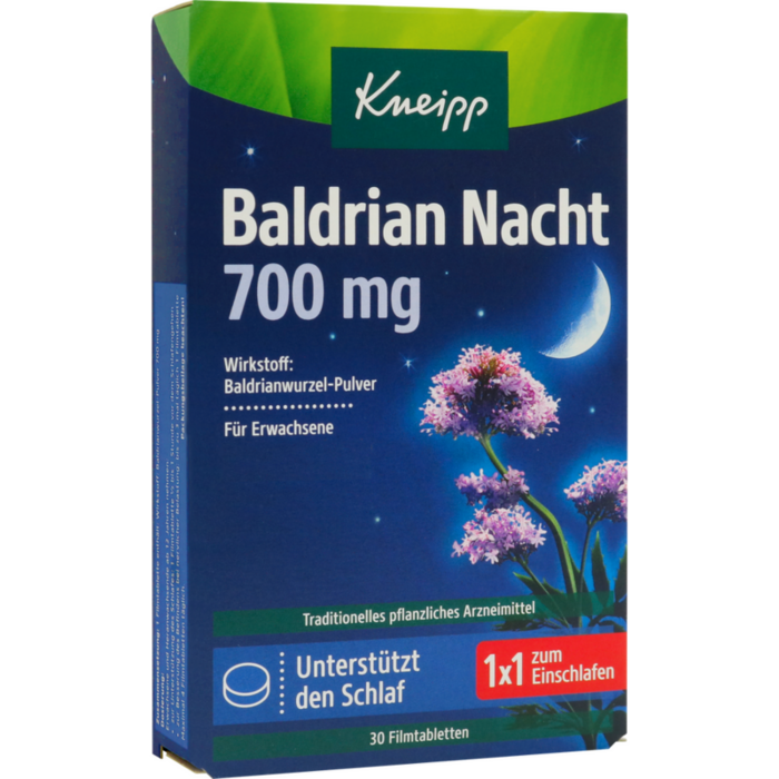 KNEIPP Baldrian Nacht 700 mg Filmtabletten
