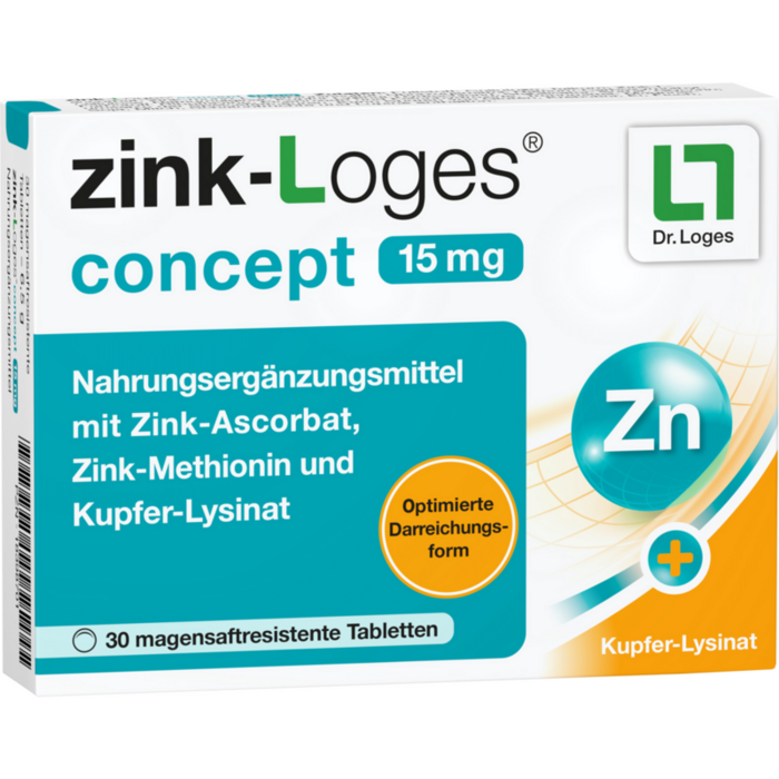 ZINK-LOGES concept 15 mg magensaftres.Tabletten
