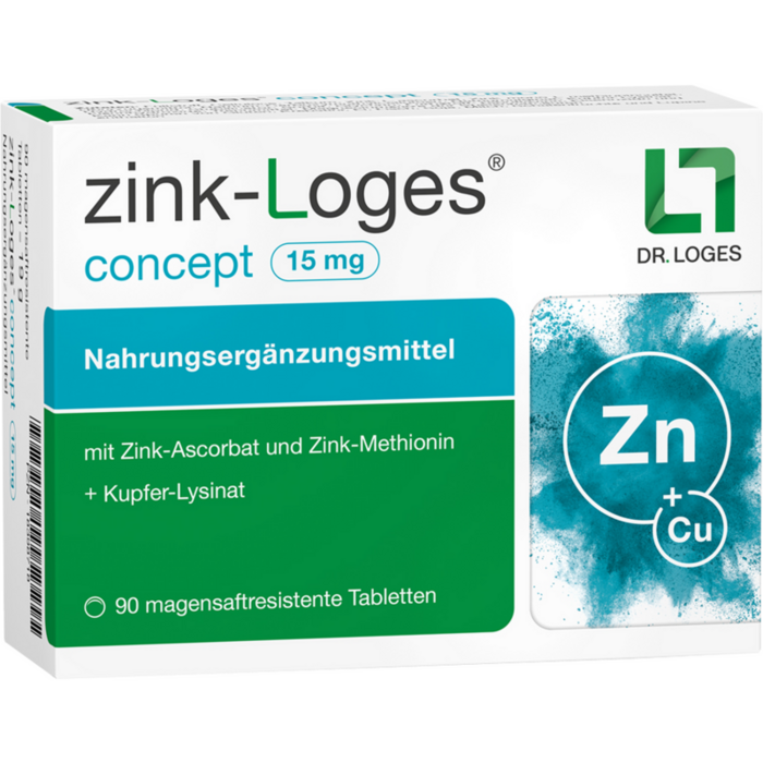 ZINK-LOGES concept 15 mg magensaftres.Tabletten