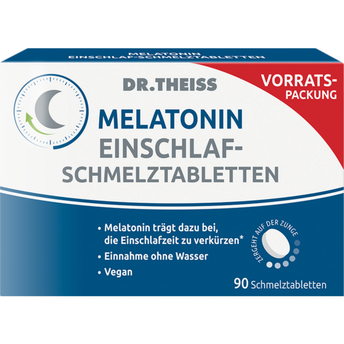 DR.THEISS Melatonin Einschlaf-Schmelztabletten