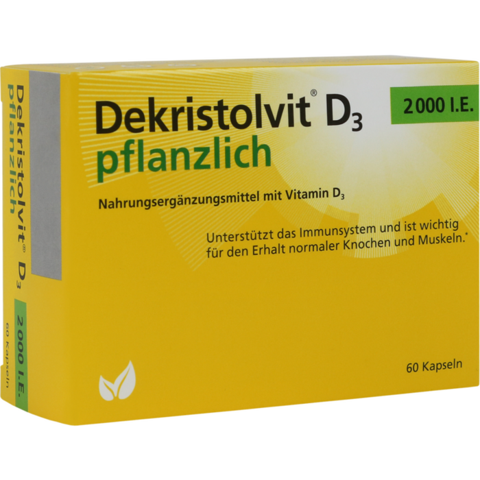 DEKRISTOLVIT D3 2000 I.E. pflanzlich Kapseln