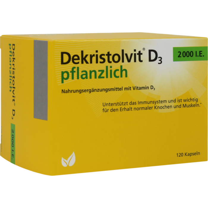 DEKRISTOLVIT D3 2000 I.E. pflanzlich Kapseln