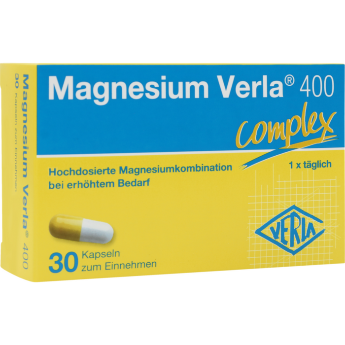 MAGNESIUM VERLA 400 Kapseln