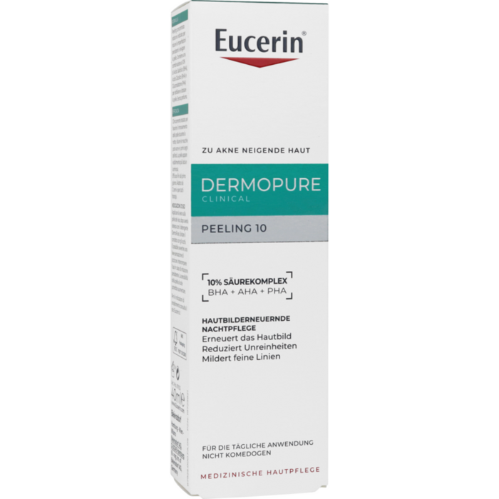 EUCERIN DermoPure Clinical Peeling 10 Nachtcreme